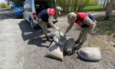 Van'da kaçak avlanan 450 kilo inci kefali ele geçirildi