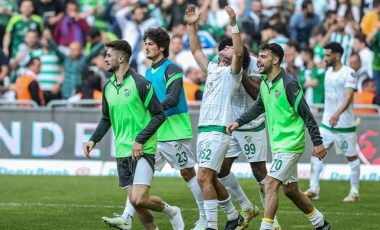 Bursaspor, 90+4'te attığı golle lige tutundu