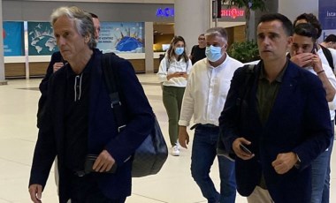 Jorge Jesus, sportif direktör Mario Branco ile İstanbul'a geldi