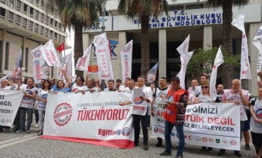 İzmir'de TÜİK protestosu: Kamu emekçileri hesabını sandıkta AKP’ye soracak