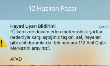 AFAD gönderdi: Hayati uyarı bildirimi nedir? Hayati uyarı bildirimi nasıl kapatılır?