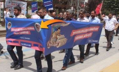 Akaryakıt zamları protesto edildi: 'Tekerlek dönmüyor, tabana kuvvet' (06 Haziran 2022)