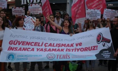 İzmir'de müzik yasağına karşı müzikli protesto: 