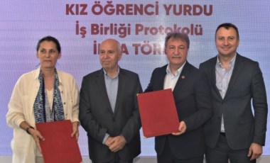 Bornova Belediyesi ile ÇYDD kız öğrencilere yurt yapmak için el ele verdi