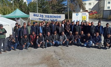 Eskişehir’de işçiler 194 gündür grevde: Soba ateşinde ısınıyorlar