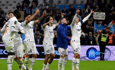 Ligue 1'de Olimpik Marsilya, Lorient'ı 3 golle geçti! Marsilya 3-1 Lorient