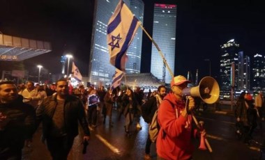 İsrail'de hükümet karşıtı protesto