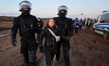 Çevre eylemcisi Greta Thunberg, Almanya'daki protestoda gözaltına alındı