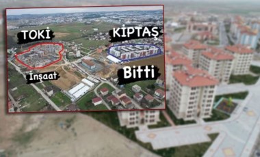 KİPTAŞ, Tuzla’da başladığı projeyi 13 ayda tamamlarken TOKİ 14 ayda kaba inşaatı bitiremedi