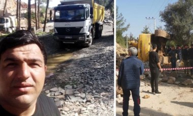 Bodrum'da istinat duvarı çöktü: Devrilen kepçenin operatörü öldü