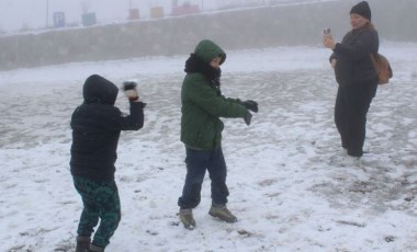 Kartepe, beyaza büründü