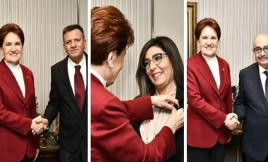 MHP'den ayrılan 3 kişi İYİ Parti’ye geçti: Rozetlerini Akşener taktı