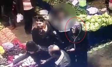 Pazarda yankesicilik: Anne ile kızı dolapta yakalandı