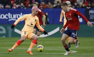 La Liga'da Atletico Madrid, Osasuna'yı tek golle geçti