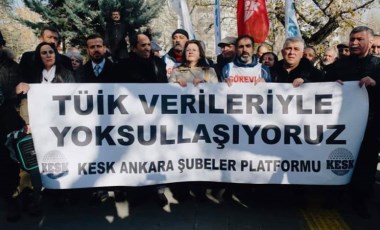 KESK, enflasyon verilerini protesto etti: TÜİK verileri sahte rakamlardan ibaret