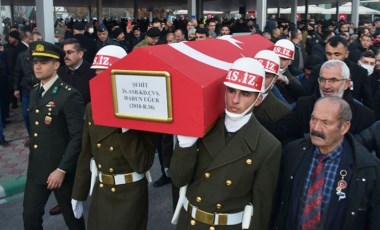 Şehit Astsubay Harun Uğur, son yolculuğuna uğurlandı