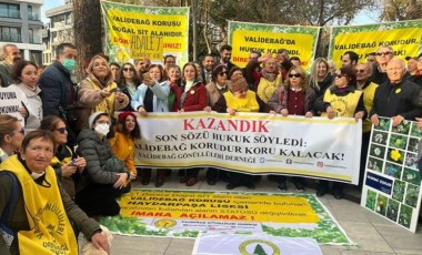 Validebağ'da hukuk kazandı: Koruya çökmenizi engellemeye kararlıyız