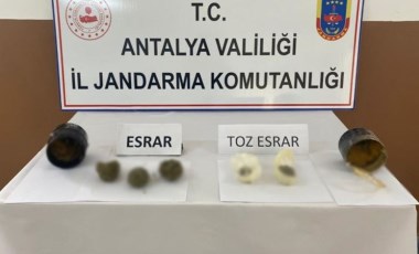 Jöle kutusunun içinden uyuşturucu çıktı