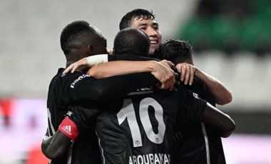 Beşiktaş'tan Konya'da kritik galibiyet: Konyaspor 0-2 Beşiktaş