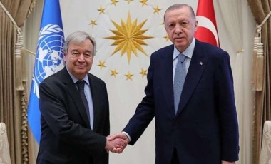 Erdoğan, BM Genel Sekreteri Guterres'le görüştü