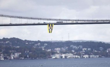 Fenerbahçe bayrakları İstanbul Boğazı'nı süslüyor!