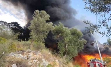 Fethiye Göcek’te orman yangını