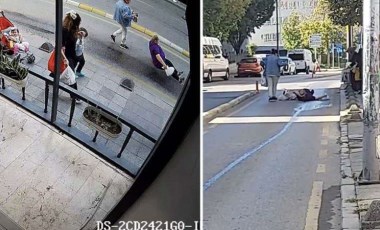 Yer: Üsküdar... Motor yağı dökülen yolda kaydı, hastanelik oldu