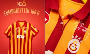 Galatasaray'dan Cumhuriyet'in 100. yılına özel forma!