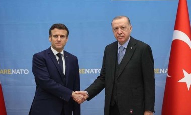 Son dakika... Cumhurbaşkanı Erdoğan, Fransa Cumhurbaşkanı Macron ile görüştü!