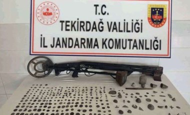 Tekirdağ’da tarihi eser operasyonu