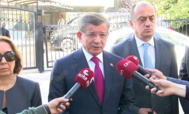 Davutoğlu, Erdoğan’dan görüşme talep edeceğini açıkladı