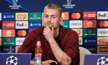 Matthijs de Ligt: 'Galatasaray'a karşı oynamak zordur'