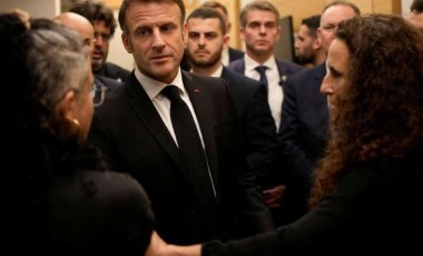 Macron, İsrail'e geldi: Fransız vatandaşlarıyla görüştü