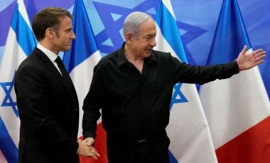 Son dakika: Macron ve Netanyahu bir arada