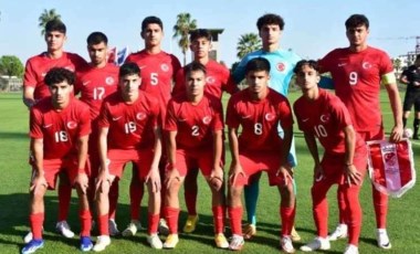 U17 A Milli Takımımız tek golle galip