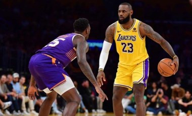 NBA'de Los Angeles Lakers, Phoenix Suns'ı son çeyrekte yıktı!