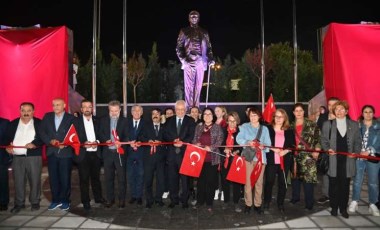 100. Yıl Uğur Mumcu Parkı'yla Cumhuriyetin 100. Yılı Anıt Rölyefi törenle açıldı