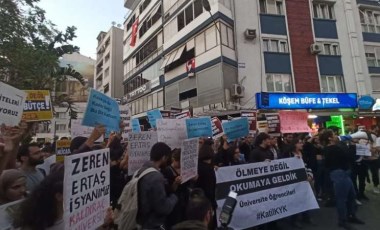 İzmirli öğrencilerden Zeren Ertaş protestosu