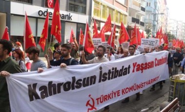 TKH'den Kadıköy'de 'Yeni bir Cumhuriyet, Sosyalist Türkiye' yürüyüşü