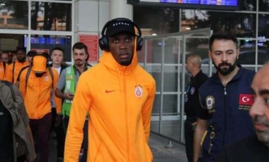 Galatasaray kafilesi Antalya'ya geldi