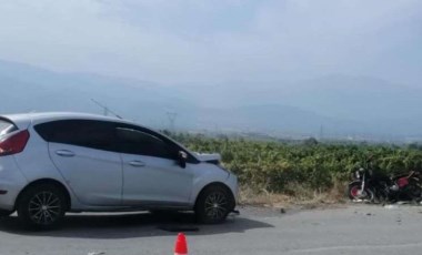 Manisa’da motosiklet ile otomobil çarpıştı: 1 ölü