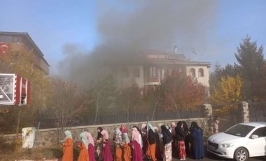 Kız Kuran kursunda yangın: Öğrenciler hastanelik oldu