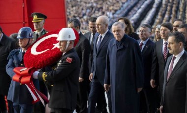 Anıtkabir'de 10 Kasım töreni: Erdoğan yine 'Türkiye Yüzyılı' dedi