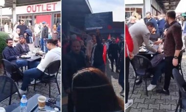 Kocaeli'nde Starbucks'ta 'zorla' protesto: Müşterilere tepki gösterip kahvelerini döktüler