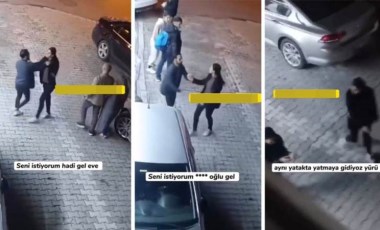 Esenyurt'ta bir çiftin küfürlü kavgası gündem oldu: 'Yürü lan aynı yatakta yatmaya gidiyoruz'