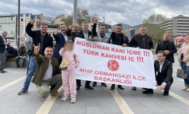 MHP’den Starbucks eylemi: ‘Müslüman kanı içmeyin, Türk kahvesi için’