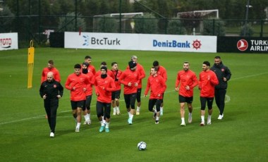 A Milli Futbol Takımı, Almanya ve Galler maçı hazırlıklarına başladı