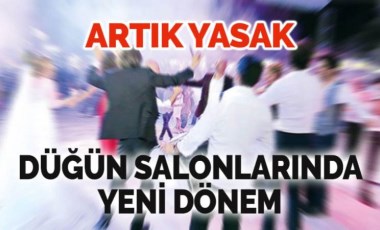 İstanbul'daki düğün salonlarında yeni dönem: Artık yasak!