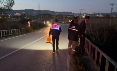 Dereye uçan motosikletin sürücüsü hayatını kaybetti