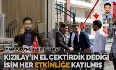 Kızılay yöneticisi Üzülmez, İmamoğlu'nu tehdit etmişti: Faaliyetten el çektirdik denilen o ismin boy boy fotoğrafları çıktı